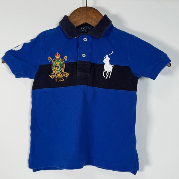 Polo by Ralph Lauren Kids Royal Blue Logo Polo Shirt - Picture 2 of 7